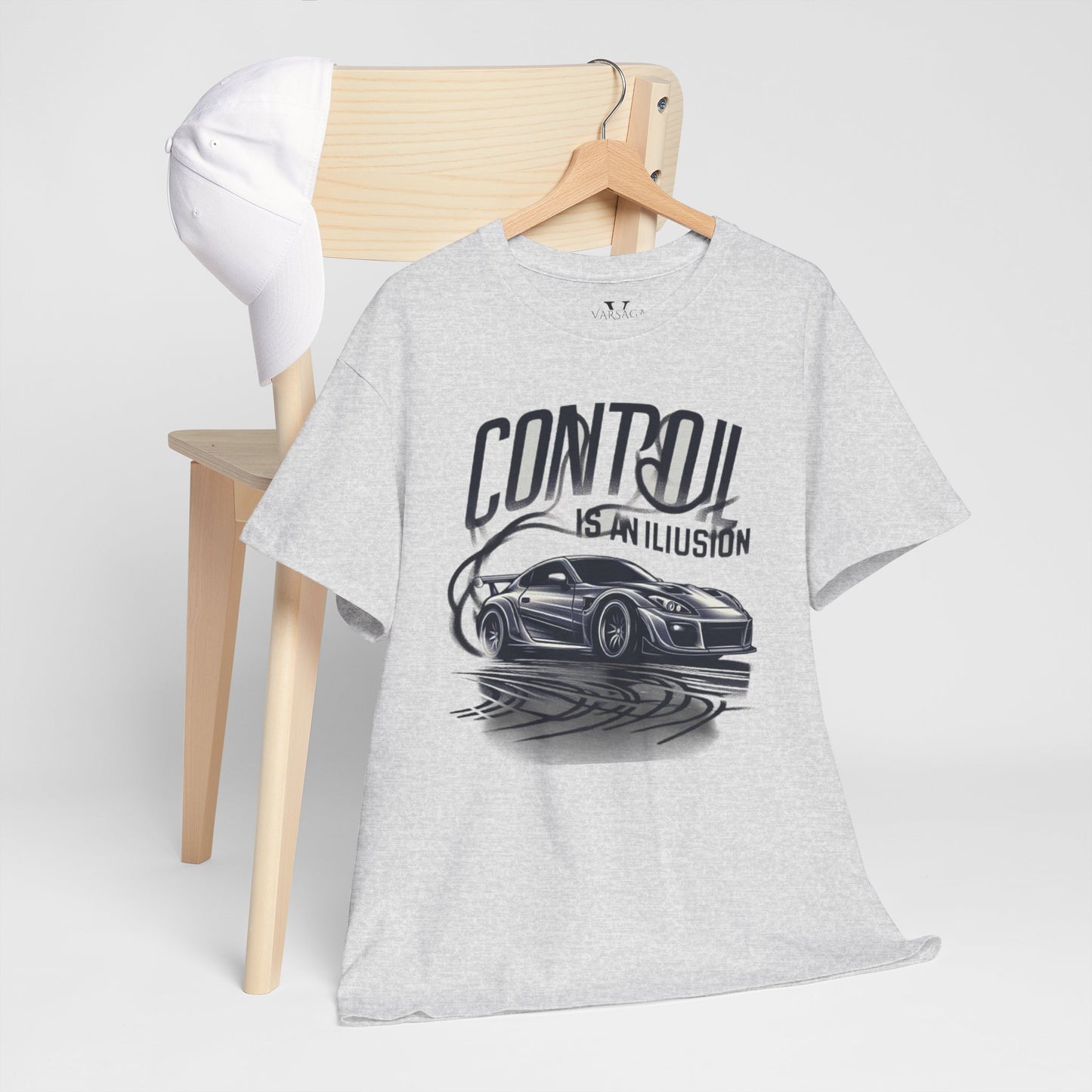 Car Graphic Tee - Control is an Illusion, Men's Cotton Shirt