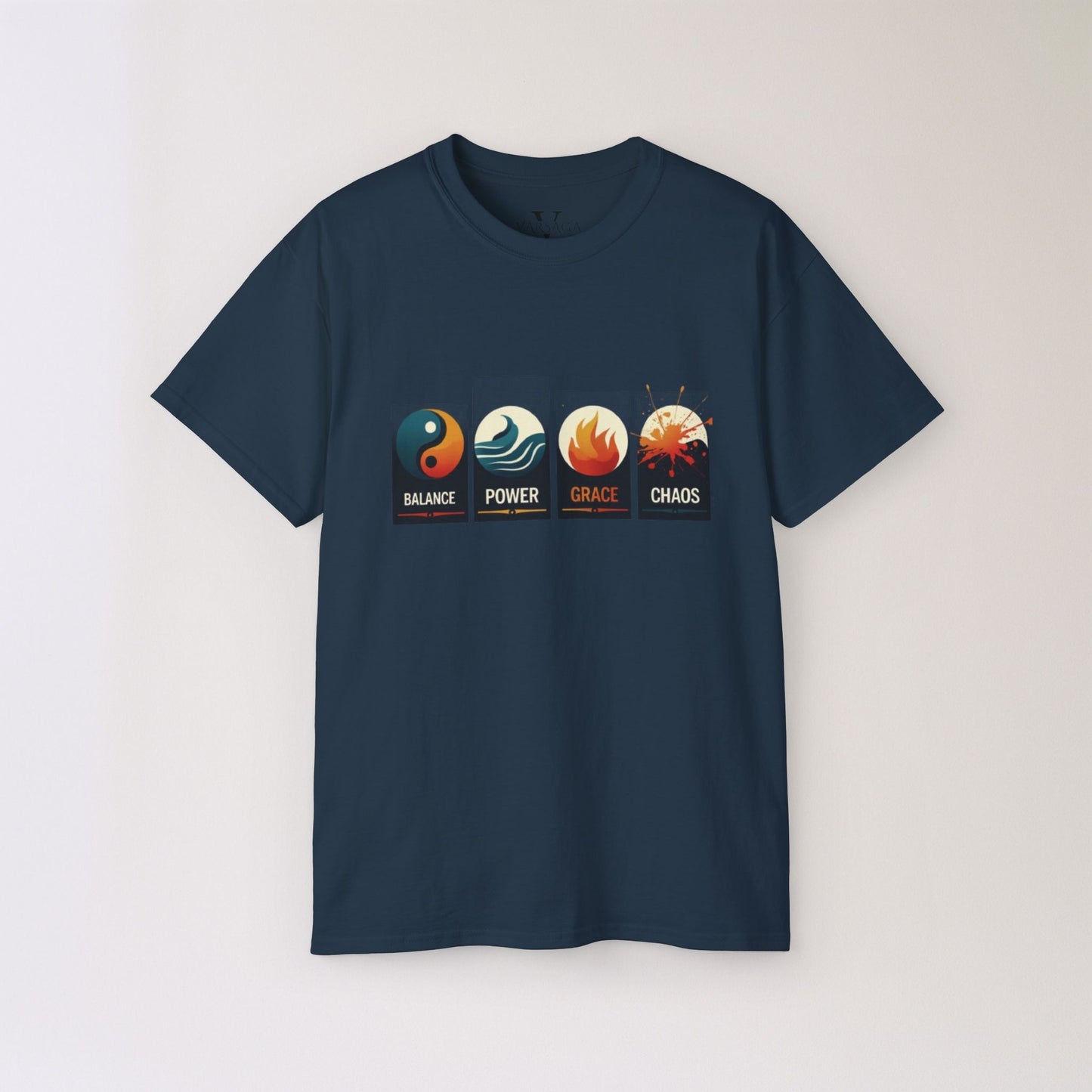 Balance Power Space Chaos unisex Graphic Tee