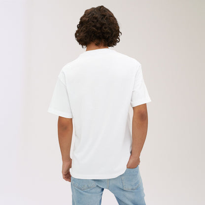 Men's Oversized Graphic Tee - 'No Heroes, Just Vision' Casual Streetwear Summer Festival Gift