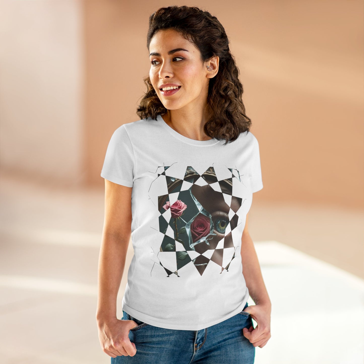 Artistic Floral Women's Tee