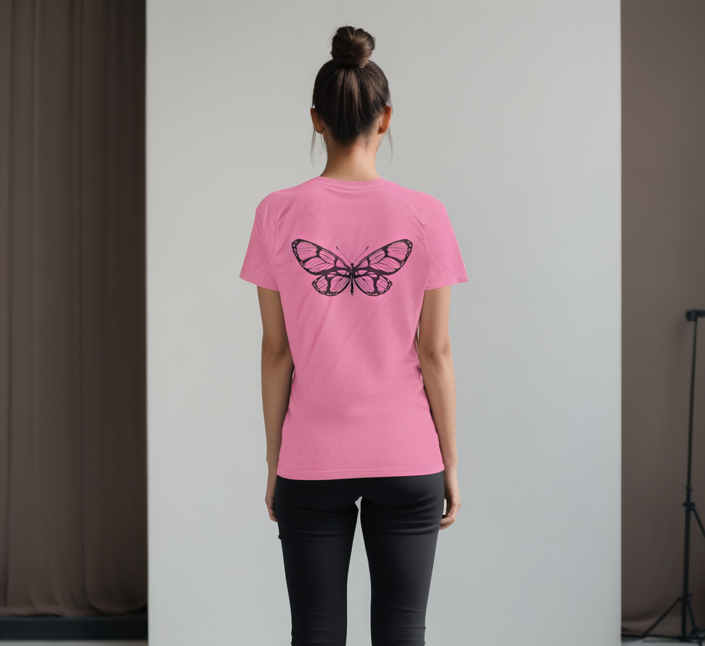 Butterfly Women's Softstyle Tee - Inspirational Shirt