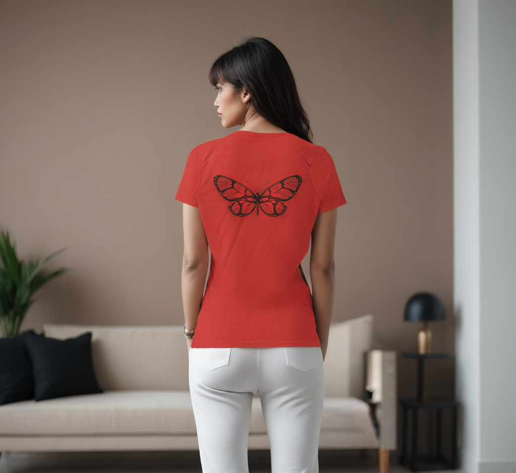 Butterfly Women's Softstyle Tee - Inspirational Shirt