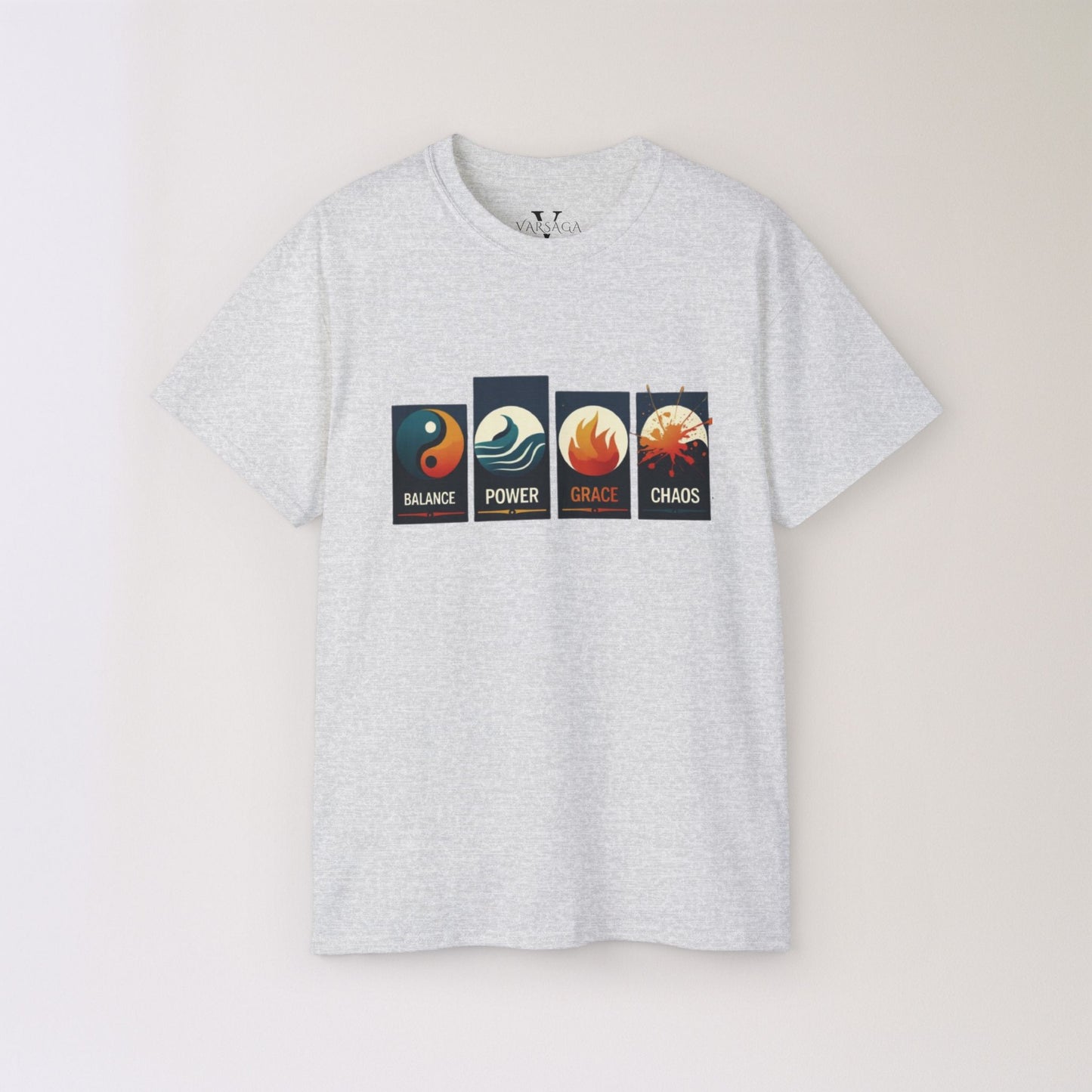 Balance Power Space Chaos unisex Graphic Tee